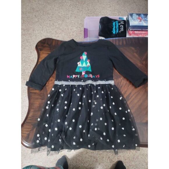 CAT AND JACK CHRISTMAS DRESS - Picture 1 of 4